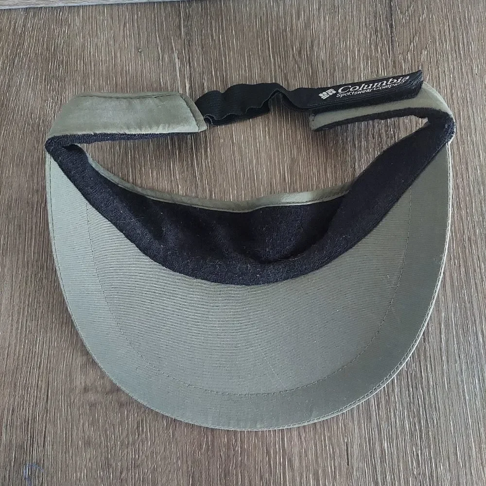 Vintage Columbia Visor Gray OSFA Unisex